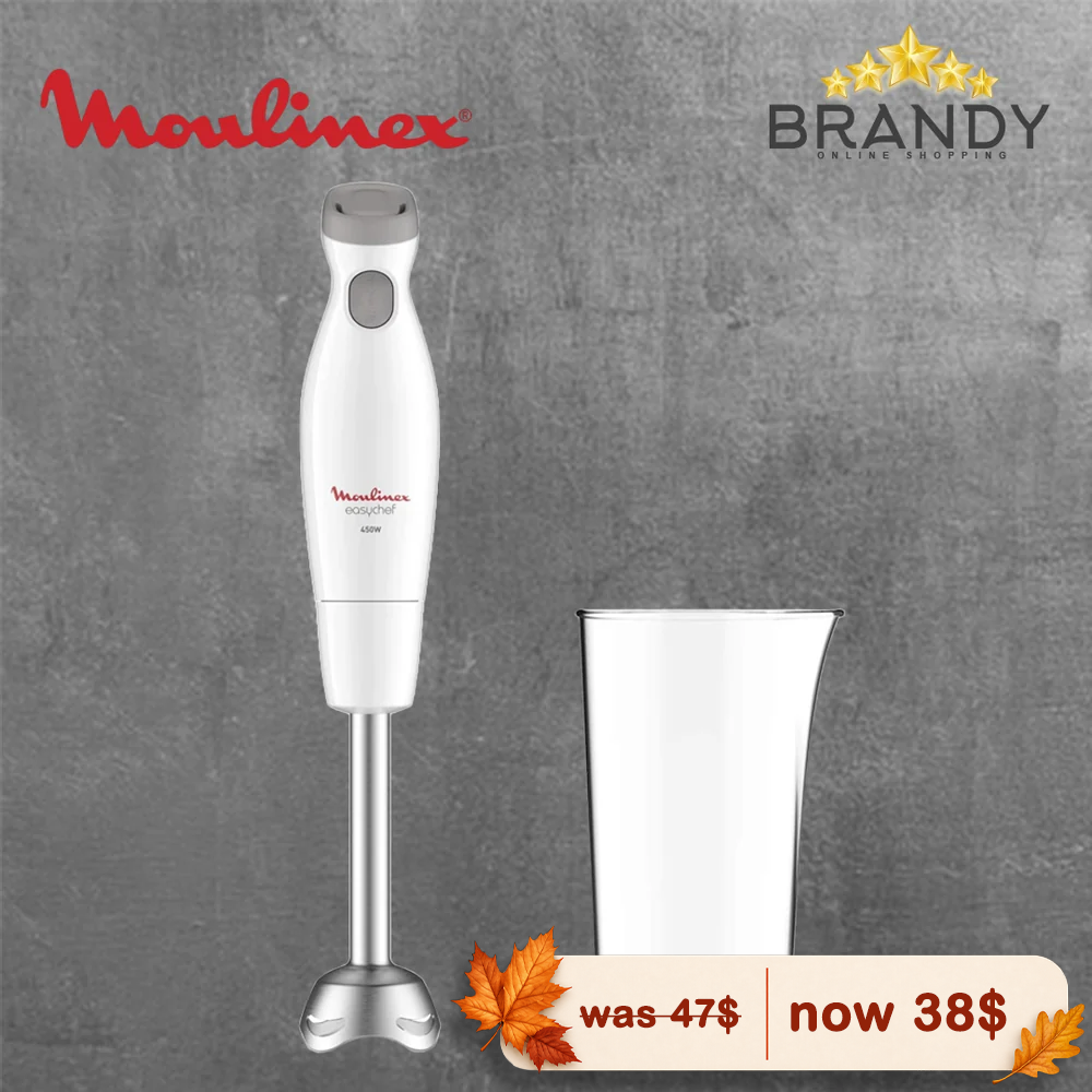 Moulinex Easychef DD451110 Hand Blender 450W 2-Speed 800ml White