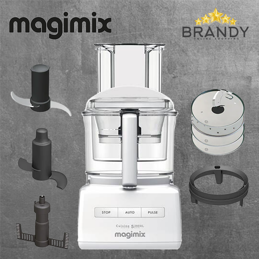 Magimix 5200XL 3.6L Food Processor 1100W White MX5200BXL