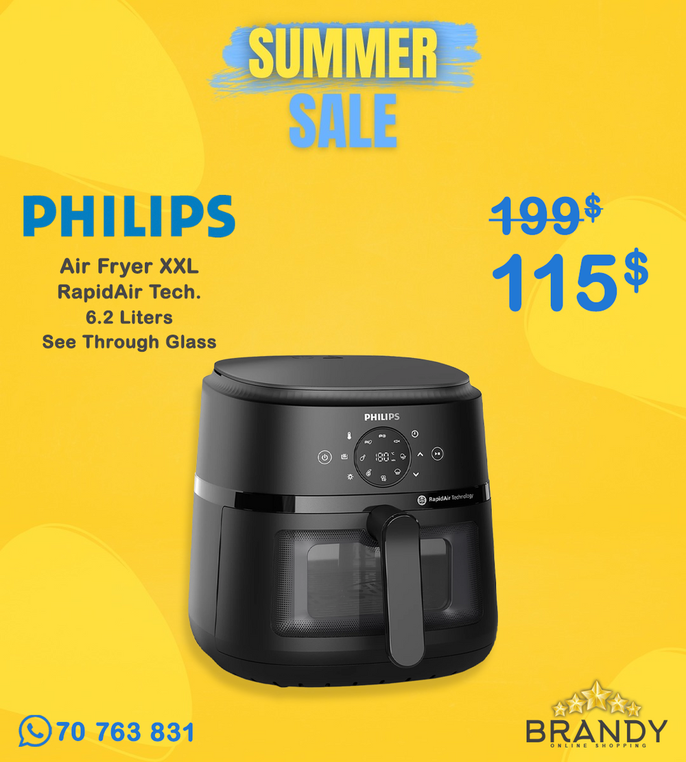 Philips 2000 Series NA230 Air Fryer 6.2L Touchscreen RapidAir Black