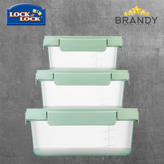 LocknLock Nestopia Food Container Set LTN340S3 500ml 920ml 1.6L