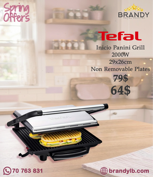 Tefal Inicio Panini Grill GC241D28 2000W Multifunction Contact Grill