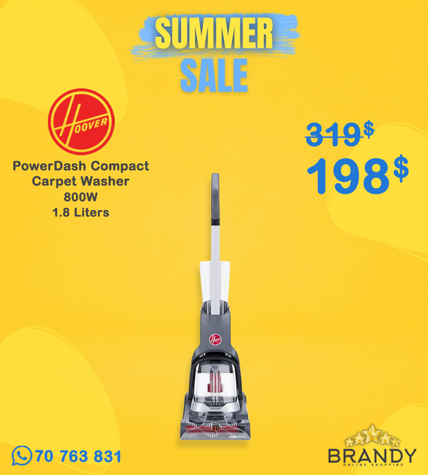 Hoover PowerDash Compact Carpet Washer Dual-Tank