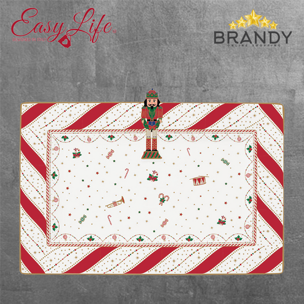 Nutcracker Twist Rectangular Plate 36x24cm