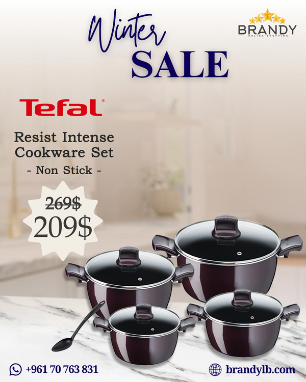 Resist Intense Set 4 Pots - Non-Stick Cookware