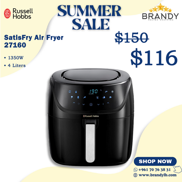 Satisfry Air Fryer XL 4L 27160 with 10 Preset Programs