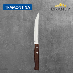 Tramontina Tradicional 12-Pc Steak Knife & Fork Set Wood Handles