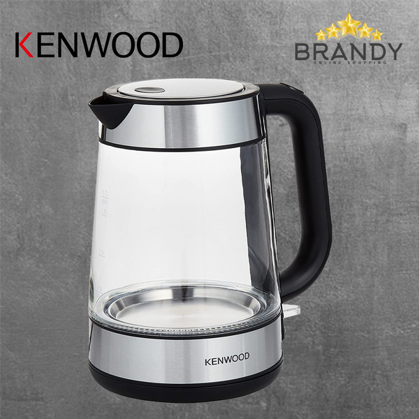 Kenwood Glass Kettle ZJG08 1.7L 2200W Borosilicate Glass Cordless